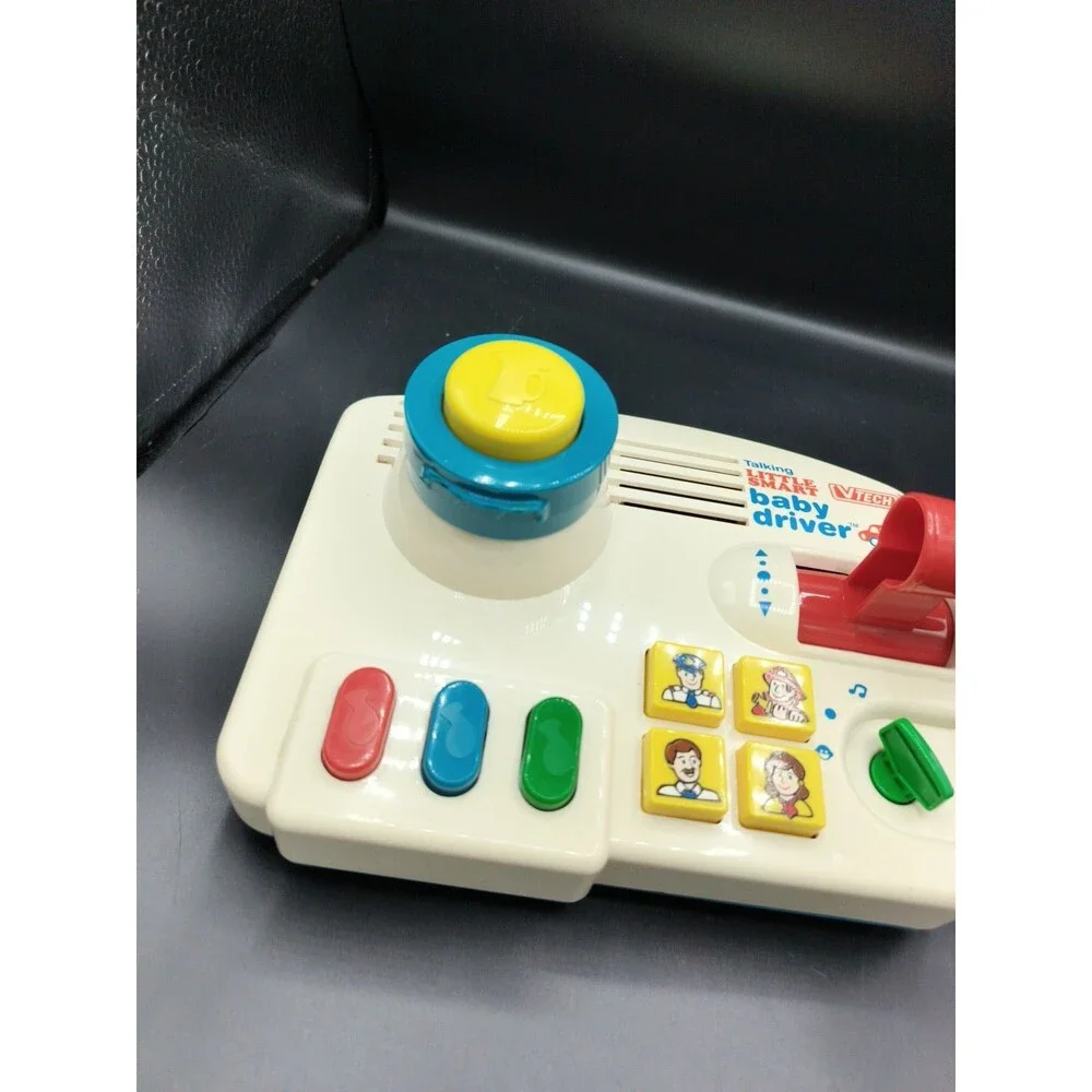 Vtg V-Tech Talking Little Smart Baby Driver Tested Works
